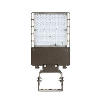 40 Watt LED Parking Lot Area Light - Trunnion Mount - 5600 Lumens - 5000K Daylight - 480V - Bronze Finish