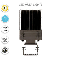 40 Watt LED Parking Lot Area Light - Trunnion Mount - 5600 Lumens - 5000K Daylight - 480V - Bronze Finish