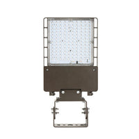 40 Watt LED Parking Lot Area Light - Trunnion Mount - 5600 Lumens - 5000K Daylight - 120-277V - Bronze Finish
