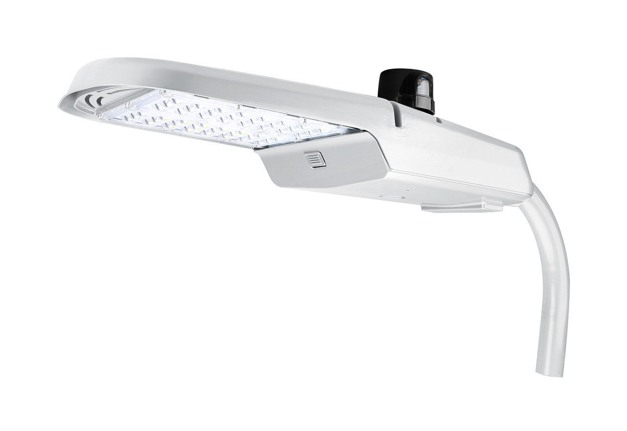 150 Watt LED Dusk To Dawn Light With Photocell - 20000 Lumens - 5000K Daylight - 120-277V - Silver Finish