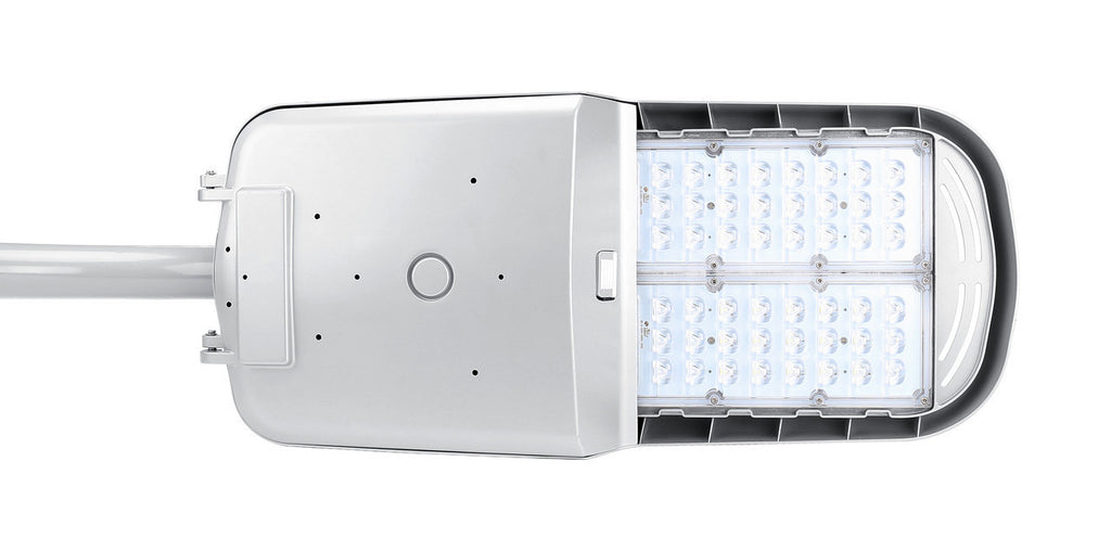 150 Watt LED Dusk To Dawn Light With Photocell - 20000 Lumens - 5000K Daylight - 120-277V - Silver Finish