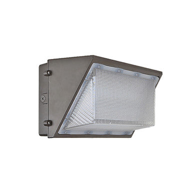 65 Watt LED Wallpack - 8100 Lumens - 4000K Cool White - 120-277V - Bronze Finish