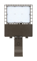 100 Watt LED Parking Lot Area Light - Wall Mount - 13800 Lumens - 5000K Daylight - 480V - Bronze Finish