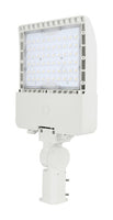 200 Watt LED Parking Lot Area Light - Slipfitter Mount - 26000 Lumens - 5000K Daylight - 120-277V - White Finish