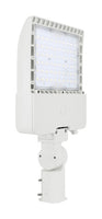 200 Watt LED Parking Lot Area Light - Slipfitter Mount - 26000 Lumens - 5000K Daylight - 480V - White Finish