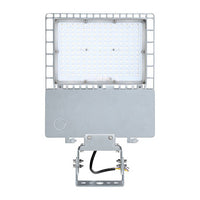 200 Watt LED Parking Lot Area Light - Trunnion Mount - 26000 Lumens - 5000K Daylight - 480V - White Finish