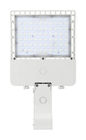 200 Watt LED Parking Lot Area Light - Wall Mount - 26000 Lumens - 5000K Daylight - 480V - White Finish