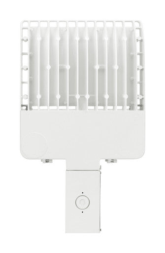 200 Watt LED Parking Lot Area Light - Wall Mount - 26000 Lumens - 5000K Daylight - 480V - White Finish