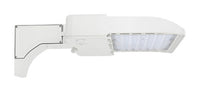 200 Watt LED Parking Lot Area Light - Wall Mount with Motion Sensor - 26000 Lumens - 5000K Daylight - 120-277V - White Finish