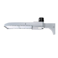 250 Watt LED Parking Lot Area Light - Pole Mount with Motion Sensor and Photocell - 34500 Lumens - 5000K Daylight - 120-277V - White Finish