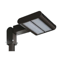 100 Watt LED Outdoor Flood Light - Slipfitter Mount - 10000 Lumens - 3000K Soft White - 120-277V - Bronze Finish