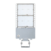 250 Watt LED Parking Lot Area Light - Trunnion Mount with Motion Sensor - 34500 Lumens - 5000K Daylight - 120-277V - White Finish