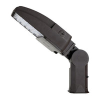 Multiwatt LED Parking Lot Area Light -  100/80/60 Watts - Trunnion Mount - 14000 Lumens - 5000K Daylight - Type 5 Lens - 120-277V - Bronze Finish