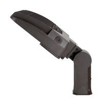 Multiwatt LED Parking Lot Area Light -  100/80/60 Watts - Trunnion Mount - 14000 Lumens - 5000K Daylight - Type 5 Lens - 120-277V - Bronze Finish