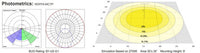 2 Inch LED Eyeball Downlight - 7 Watt - 595 Lumens - Color Selectable 27K/30K/35K/40K/50K - Recessed Can Required - Dimmable