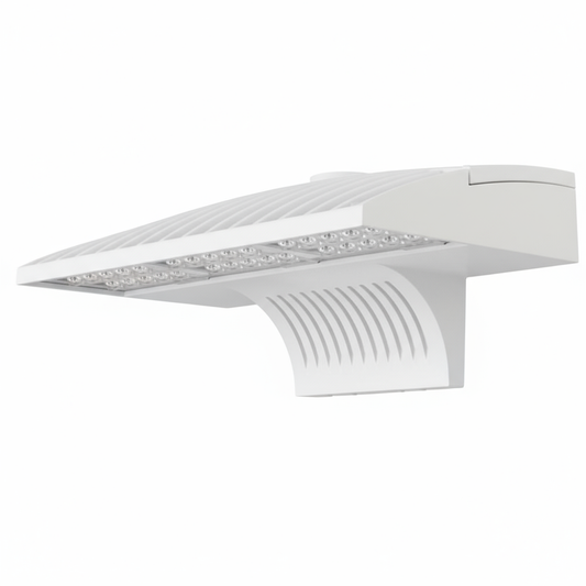 DSXW2 LED Wall Light - P6, 5000K ,70CRI, Forward throw medium,120-277V,Surface mount,White finish, super durable