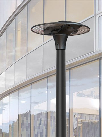 Indirect LED Post Light - Watt Selectable 40W/30W/20W/12W - Color Selectable 30K/40K/50K - 120-277V - 0-10V Dimmable - Bronze Finish