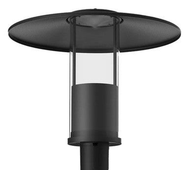 Indirect LED Post Light - Watt Selectable 40W/30W/20W/12W - Color Selectable 30K/40K/50K - 120-277V - 0-10V Dimmable - Silver Finish