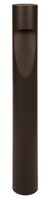 LED Garden Pathway Bollard Light - 15 Watts 1500 Lumens - Color Selectable 30K/40K/50K - 40 Inches Tall - 120-277V - Black Finish