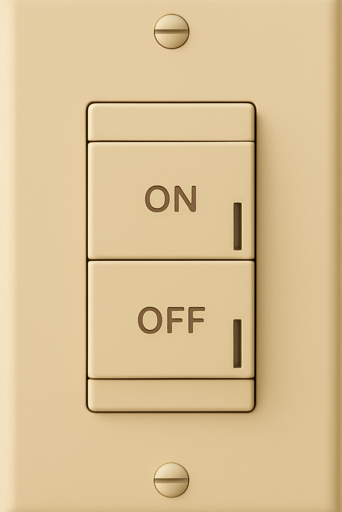 nLight Wired Aesthetic Wallpod, Light Almond