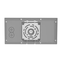 LED Full Cut Off Wall Pack - 10% Up 90% Down Light - Watt Selectable 80W/64W/48W - 11600 Max Lumens -Color Selectable 30K/40K/50K - 120-277V - Silver Finish - With Photocell