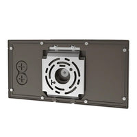 LED Full Cut Off Wall Pack - 10% Up 90% Down Light - Watt Selectable 80W/64W/48W - 11600 Max Lumens -Color Selectable 30K/40K/50K - 120-277V - Bronze Finish - With Photocell