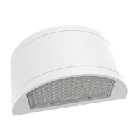 LED Full Cut Off Wall Pack - 10% Up 90% Down Light - Watt Selectable 80W/64W/48W - 11600 Max Lumens -Color Selectable 30K/40K/50K - 120-277V - Black Finish - With Photocell