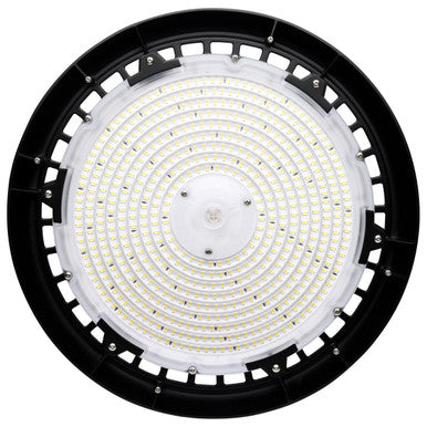IP69K High Bay LED Light - Waterproof - Watt Selectable 160W/135W/120W - Max 26000 Lumens - Color Selectable 30K/40K/50K - 120-347V - White Finish