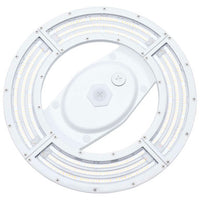 IP69K High Bay LED Light - Waterproof - Watt Selectable 320W/295W/255W - Max 51000 Lumens - Color Selectable 30K/40K/50K - 120-347V - White Finish
