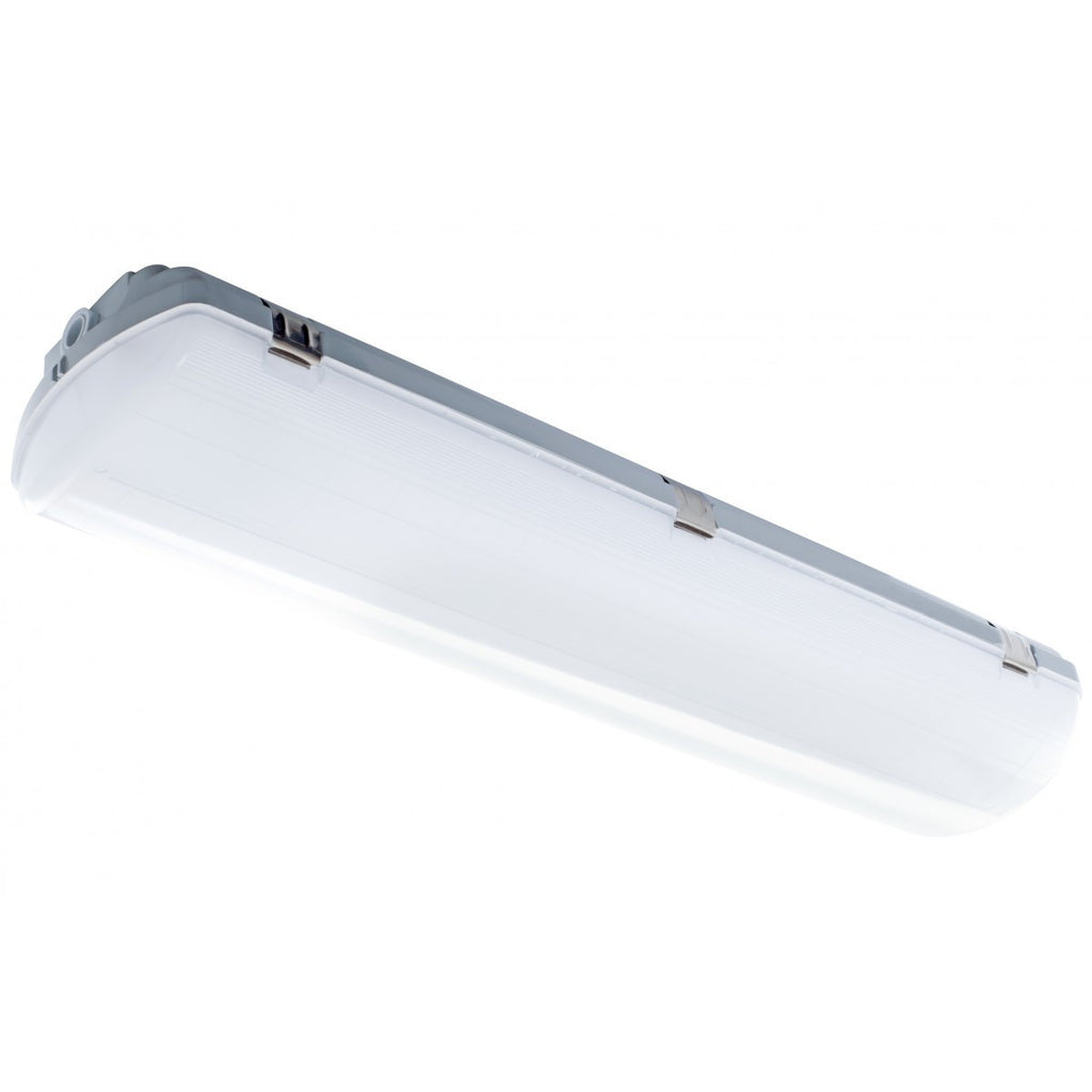 LED 2 Foot Vaportight - 25 Watt - 3125 Lumens - 4000K Cool White - 120-277V - Ceiling or Conduit Mount
