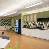 LED Linear-Translucent Office Light - 40 Watt - 4600 Lumens - Color Selectable 35K/40K/50K - 120-277V - With Suspension Hanging Kit