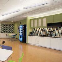 LED Linear-Parabolic Office Light - 40 Watt - 4600 Lumens - Color Selectable 35K/40K/50K - 120-277V - With Suspension Hanging Kit