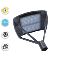 LED Modern Pole Light - 300 Watt - 39000 Lumens - 5000K Daylight - 120-277V - Bronze - Fits Up to 2.5 Inch Pole Top