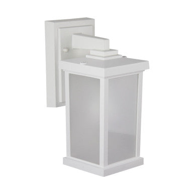 Napoli LED Large Polycarbonate Wall Light - White Finish - UL Listed Wet - 13 Watt - 1280 Lumens - 4000K Cool White