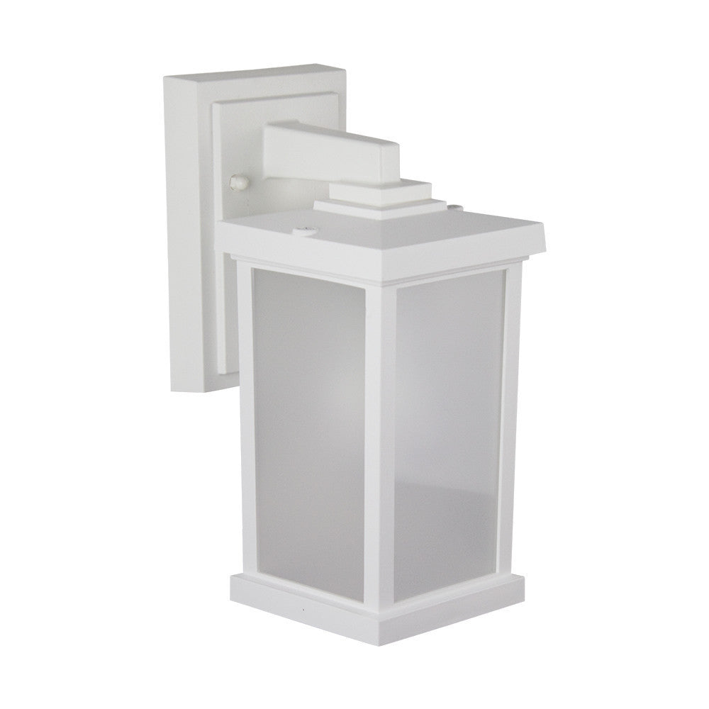 Napoli Incandescent Large Polycarbonate Wall Light - White Finish - UL Listed Wet