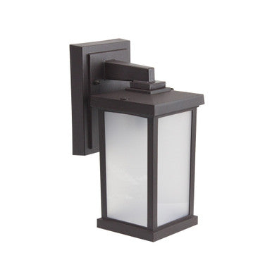 Napoli Incandescent Small Polycarbonate Wall Light - Bronze Finish - UL Listed Wet