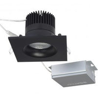 3.5 Inch LED Gimbal Square Downlight - Black - 12 Watt - 850 Lumens - Color Temperature Selectable 2700K/3000K/3500K/4000K/5000K - 120V - Dimmable - Recessed Can Not Required