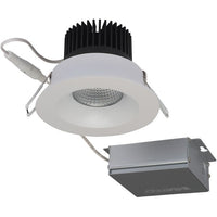 3.5 Inch LED Round Downlight - White - 12 Watt - 850 Lumens - Color Temperature Selectable 2700K/3000K/3500K/4000K/5000K - 120V - Dimmable - Recessed Can Not Required