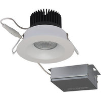 3.5 Inch LED Round Downlight - White - 12 Watt - 850 Lumens - Color Temperature Selectable 2700K/3000K/3500K/4000K/5000K - 120V - Dimmable - Recessed Can Not Required