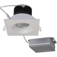 3.5 Inch LED Square Downlight - White - 12 Watt - 850 Lumens - Color Temperature Selectable 2700K/3000K/3500K/4000K/5000K - 120V - Dimmable - Recessed Can Not Required