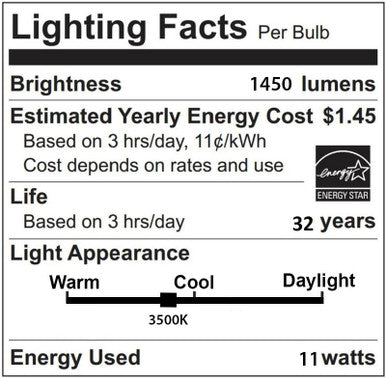 LED T8 Linear Retrofit Bulb - 3 Foot - 12 Watt - 1400 Lumens - 3500K Neutral White - Ballast Bypass Only
