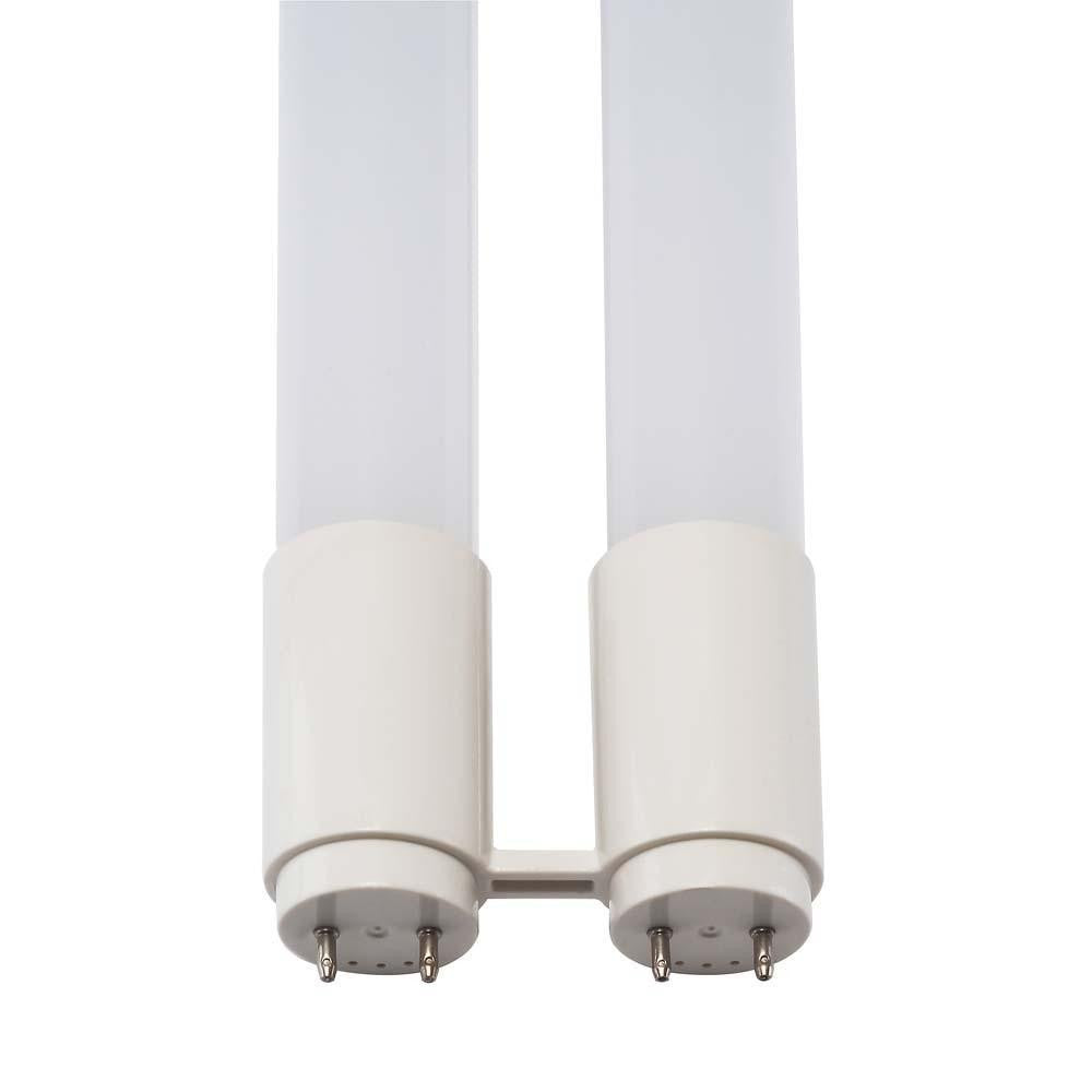LED T8 - U-Shape Retrofit Bulb - 22 Inch - 13 Watt - 1800 Lumens - 3500K Neutral White - Electronic T8 Ballast Compatible & Bypass Ballast
