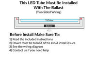 LED T8 Linear Retrofit Bulb - 4 Foot - 14 Watt - 2200 Lumens - 3000K Soft White - Electronic T8 Ballast Compatible Only