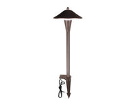 ASD Low Voltage Landscape LED Cone Head Pathway Lights 5W 12-24V 2700/3000/3500/4000/5000K CRI90+, IP65 Waterproof, Aluminum 6x15inch Bronze ETL  - 6 Piece Minimum
