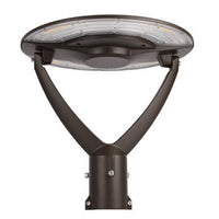 Indirect LED Post Light - Watt Selectable 40W/30W/20W/12W - Color Selectable 30K/40K/50K - 120-277V - 0-10V Dimmable - Black Finish