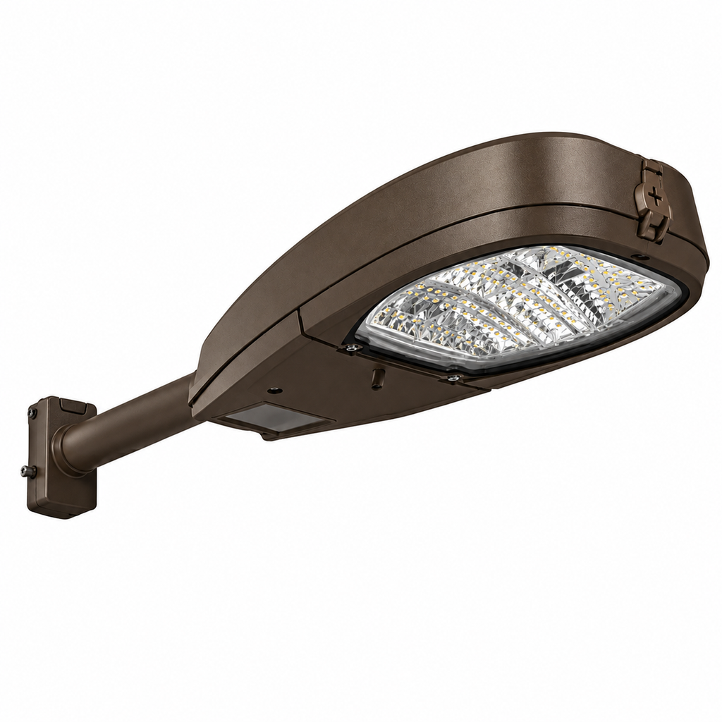 Hubbell Outdoor Lighting RLD-25S38-1 250W HPS Roadway Light, Quad-Tap, Full Cutoff, 480V, Bronze