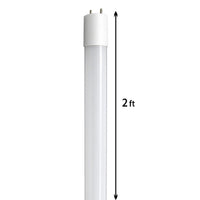 LED T8 Linear Retrofit Bulb - 2 Foot - 9 Watt - 1150 Lumens - 3000K Soft White - Ballast Bypass Only