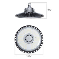 500 Watt UFO LED High Bay Light - 80,000 Lumens - Color Selectable 30K/40K/50K - 120-277V - Black Finish