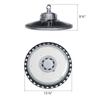 500 Watt UFO LED High Bay Light - 80,000 Max Lumens With Selectable Output - Color Selectable 30K/40K/50K - 120-277V - Black Finish