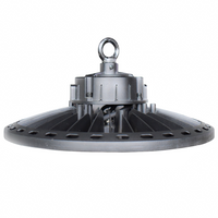 500 Watt UFO LED High Bay Light - 80,000 Lumens - Color Selectable 30K/40K/50K - 120-277V - Black Finish